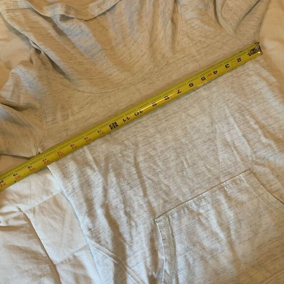 COWL NECK, by LUCY, cotton, SP, great condition, off white w/gray under tone - Picture 8 of 9